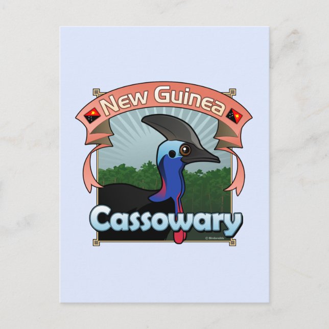New Guinea Cassowary Postcard (Front)