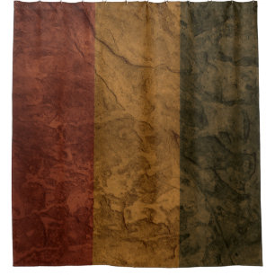 New Guinea Stone Wall Flag Shower Curtain