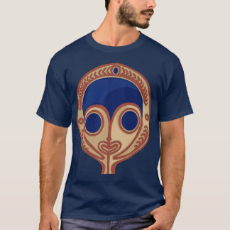New Guinea Tribal Art Face Mask Carving T-Shirt