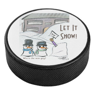 New Guy Hockey Puck