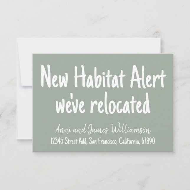 New Habitat Alert Add Details We've Moved Moving Announcement (Front)