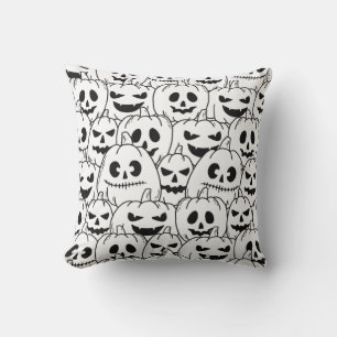 New Halloween Pumpkin Sketch Cushion