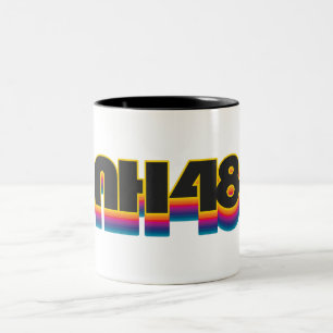 New Hampshire 48 Rainbow Two-Tone Coffee Mug