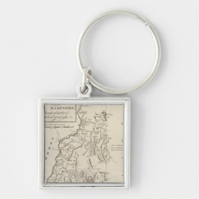 New Hampshire 4 Key Ring (Front)