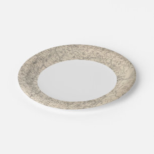 New Hampshire and Vermont Paper Plate