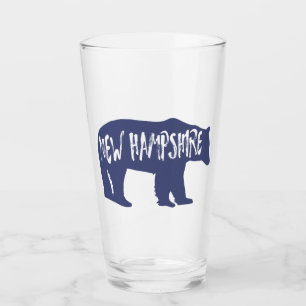 New Hampshire Bear Glass