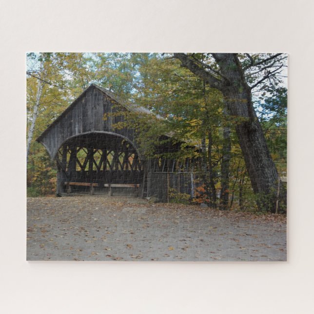 New Hampshire Covered Bridge Jigsaw Puzzle (Horizontal)