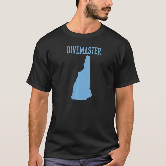 New Hampshire Divemaster Scuba Diving Instructor D T-Shirt (Front)