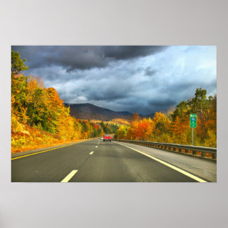 new hampshire fall foliage autumn trees england poster