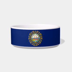 New Hampshire flag-seal Bowl
