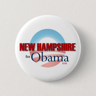 NEW HAMPSHIRE for Obama 6 Cm Round Badge