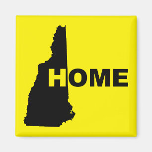 New Hampshire Home Away From State Fridge Magnet