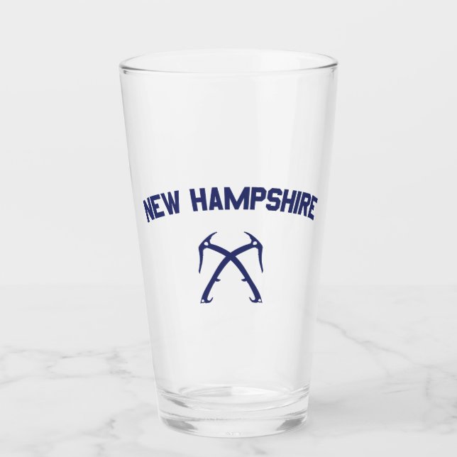 New Hampshire Ice Climbing Glass (Front)