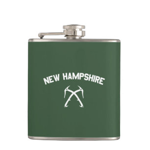 New Hampshire Ice Climbing Hip Flask