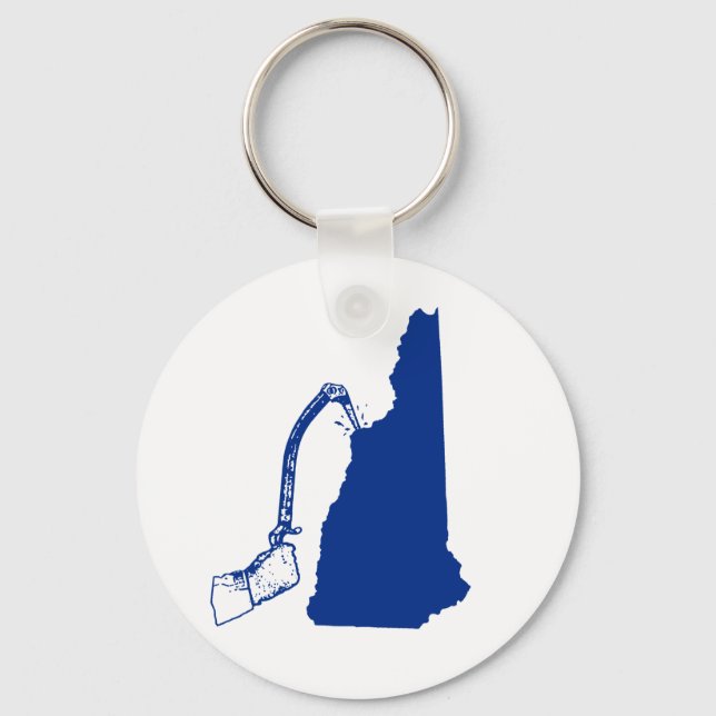 New Hampshire Ice Climbing Key Ring (Front)