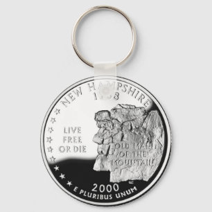 New Hampshire Key Ring
