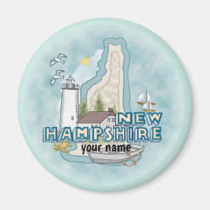 New Hampshire Lighthouse custom magnet