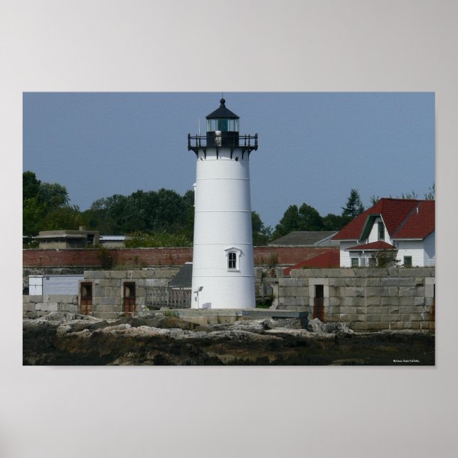 New Hampshire Lighthouse Poster (Front)