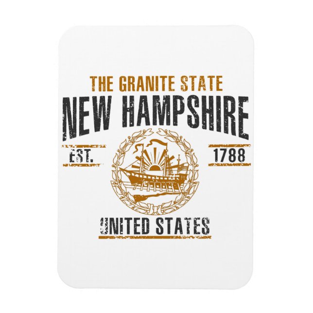 New Hampshire Magnet (Vertical)
