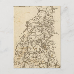 New Hampshire Map by Arrowsmith Postcard