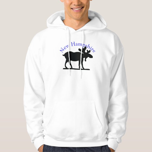 New Hampshire Moose Hoodie (Front)