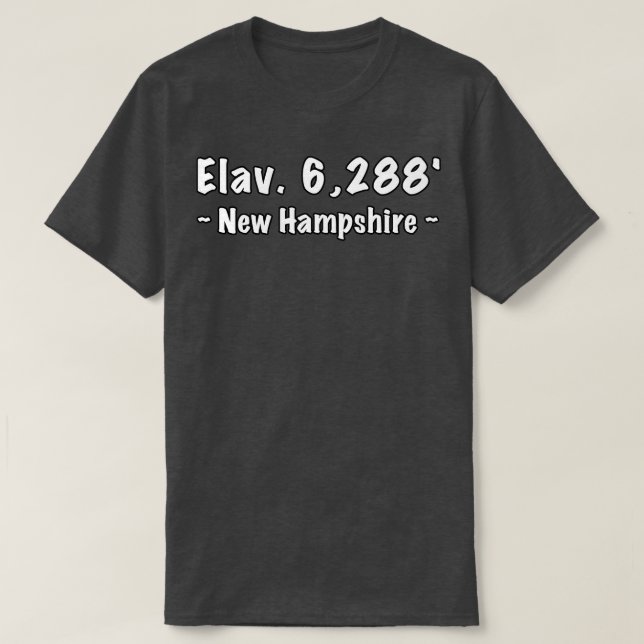 New Hampshire Mount Washington 6288 T-Shirt (Design Front)