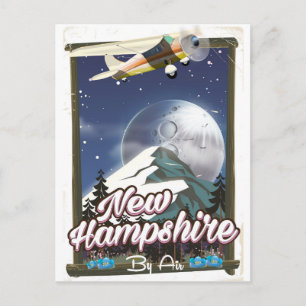 New Hampshire,Mount Washington travel poster Postcard
