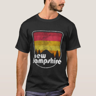 New Hampshire Mountain Camping Hike Hiking Camp Ou T-Shirt