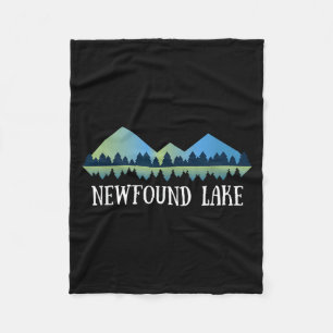 New Hampshire Newfound Lake Nh Fleece Blanket