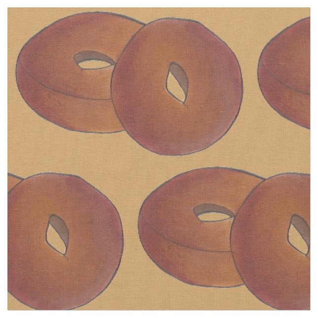 New Hampshire NH Apple Cider Doughnuts Doughnuts F Fabric (Close Up)
