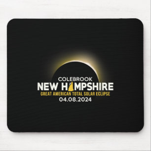 New Hampshire Nh Total Solar Eclipse 2024 Mouse Pad
