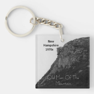 New Hampshire old man of the mountain Key Ring
