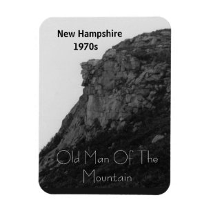 New Hampshire old man of the mountain  Magnet