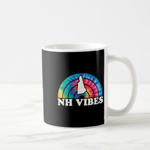 New Hampshire Rainbow Tie Dye _ Nh New Hampshire V Coffee Mug