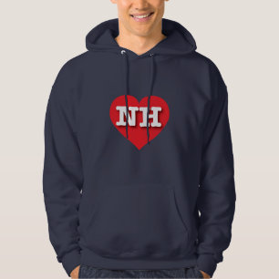 New Hampshire Red Heart - I love NH Hoodie