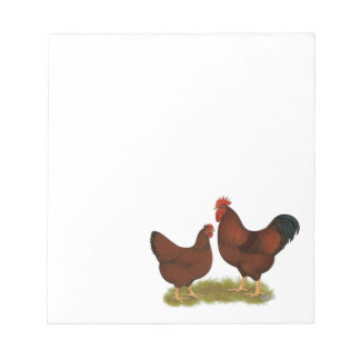 New Hampshire Reds Notepad