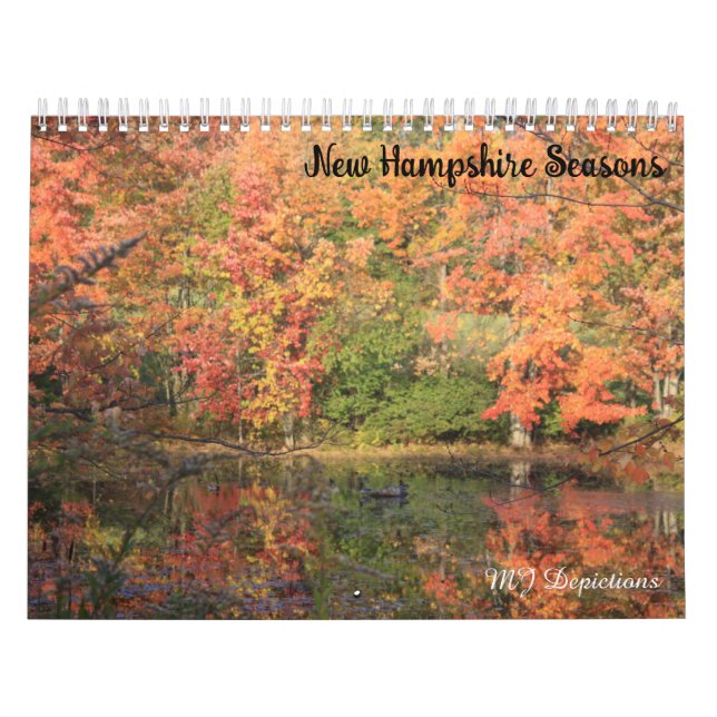 New Hampshire Seasons Calendar (Cover)