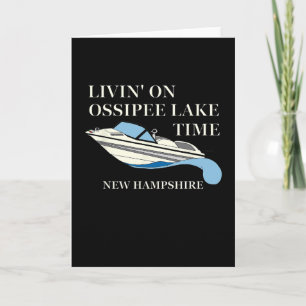 New Hampshire Shirt Ossipee Lake New Hampshire  Card