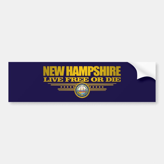 New Hampshire (SP) Bumper Sticker (Front)