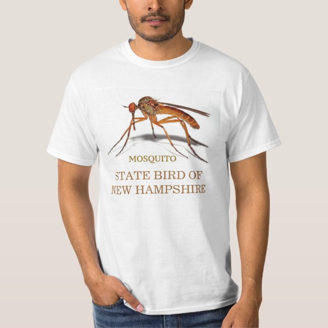 NEW HAMPSHIRE STATE BIRD: THE MOSQUITO T-Shirt (Front)