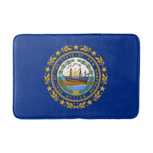 New Hampshire State Flag Bath Mat