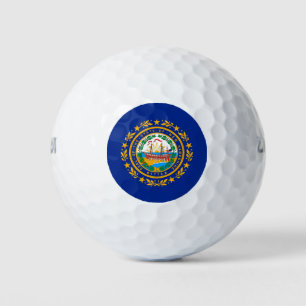 New Hampshire State Flag Design Golf Balls