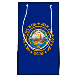 New Hampshire State Flag Design Small Gift Bag