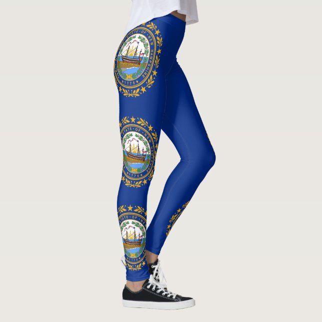 New Hampshire State Flag Leggings (Right)