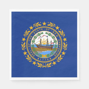 New Hampshire State Flag Napkin