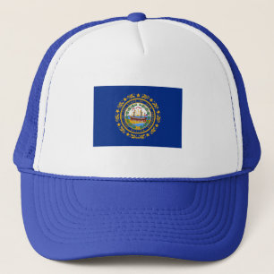 New Hampshire State Flag USA Trucker Hat