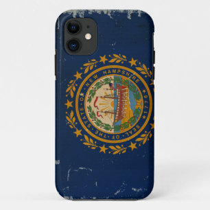 New Hampshire State Flag VINTAGE iPhone 11 Case