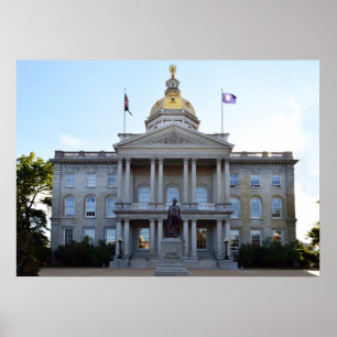New Hampshire State House, Concord Poster