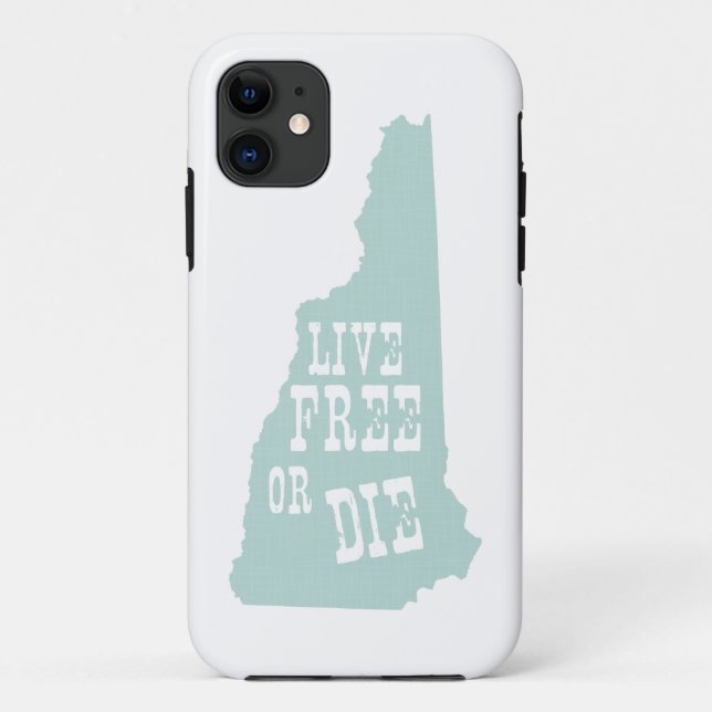 New Hampshire State Slogan Motto Case-Mate iPhone Case (Back)