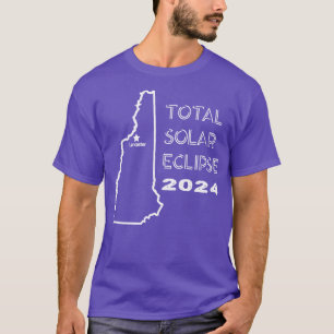 New Hampshire State Solar Eclipse 2024 T-Shirt